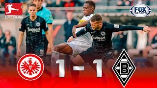 Eintracht Frankfurt - Borussia Mönchengladbach [1-1] | GOLES | Jornada 22 | Bundesliga