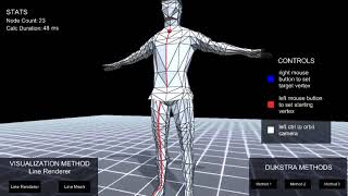 Dijkstra - Shortest Path (Unity3D)