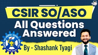 CSIR SO/ASO Exam: A Comprehensive Guide to Know Everything About It!
