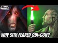 Why the Sith were SCARED of Qui-Gon? #shorts