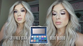 NEUTRAL EVERYDAY LOOK USING THE JEFFREE STAR BLUE BLOOD PALETTE?!