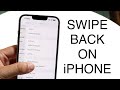 How To Swipe/Go Back On Any iPhone! (2023)