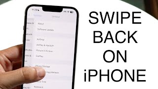 How To Swipe/Go Back On Any iPhone! (2023)
