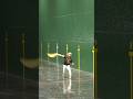 INCREDIBLE doubles rally with a WILD rebote 2 wall to win the point!! #jaialai #battlecourt