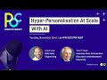 Hyper-Personalisation At Scale With AI