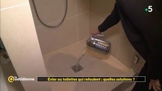 Evier ou toilettes qui refoulent : quelles solutions ?