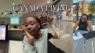 CANADA VLOG 🇨🇦| CLOSET SET-UP, UNBOXING 📦 + LIFE AS AN INTERNATIONAL STUDENT IN COLLEGE