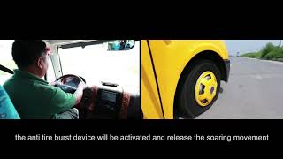 Yutong Bus and Coach - Tire Pressure Monitor System (TPMS) and Anti Tire Burst Device