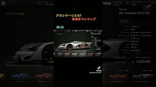 グランツーリスモ7最速車トップ10後半5位〜1位前半続き