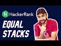 HackerRank - Equal Stacks | Full Solution with Examples and Visuals