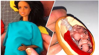 Pregnant Barbie! DIY Barbie Hacks and Crafts