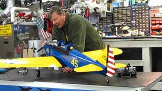 NitroPlanes PT-19 with ASP .61 4 Stroke Engine tips and maiden flight.