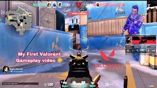 My First Valorant Gameplay Video 😋💖