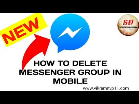 how to delete messenger group in mobile 2018 new☑️ how to delete messenger group in mobile 2018 new☑️
