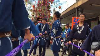 村上七夕祭り2017 上片町屋台3