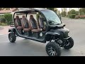 MONSTER GEM CAR E6 LIMO GOLF CART SHUTTLE by EV DESIGNS