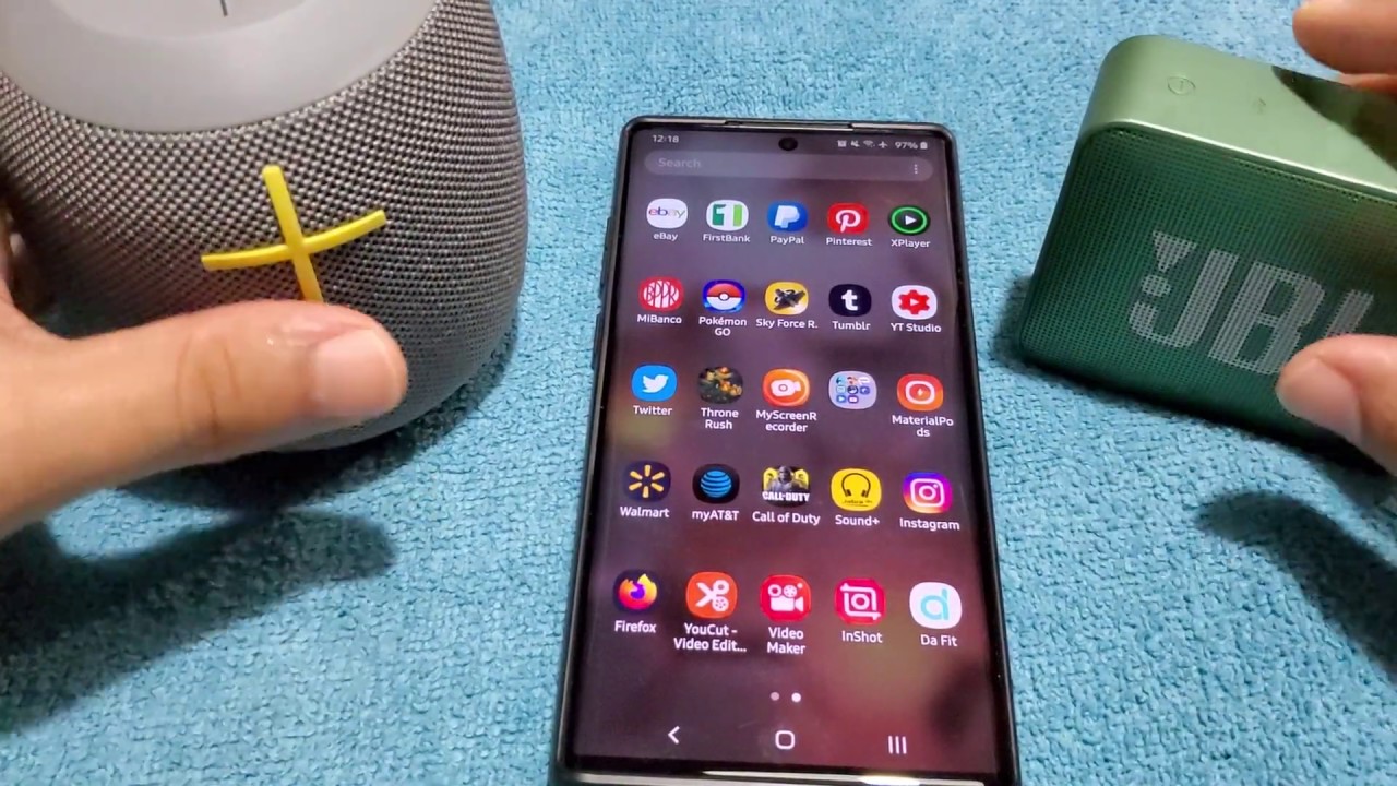 How To Connect 2 Bluetooth Speakers With Samsung Android 10 (Dual Audio ...