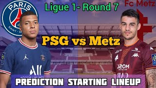 PSG's possible starting XI for Ligue 1 encounter against Metz | Metz vs PSG
