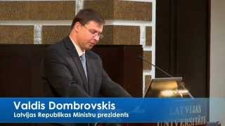 Ministru prezidenta Valda Dombrovska uzruna konferencē „Veselība izaugsmei\