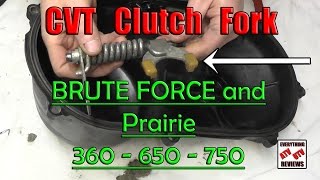 Noise from Belt Area? KEBC Actuator Fork Cleaning \u0026 Greasing - 360 650 700 750 Brute Force, Prairie