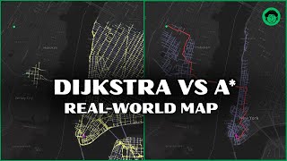 Pathfinding for Indie Games: A* vs Dijkstra in NYC (Visualized)