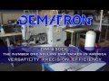 DEMATRON DM-430DL Bar Tacking Machine