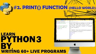 Lecture 2 - How to use Print Function | Hello World in Python | Programming with Priyanshu English