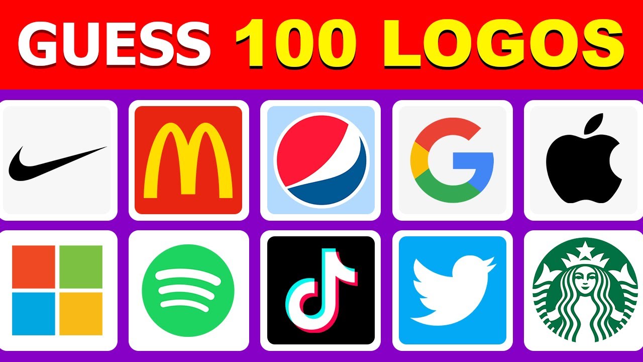 Guess The Logo In 3 Seconds | 100 Famous Logos | Logo Quiz - YouTube