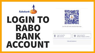 How to Login to Rabo Bank Account:  Securely Access Rabo Bank Account