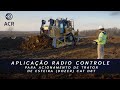 Aplicação Rádio Controle para Acionamento de Trator Esteira (DOZER) CAT D8T