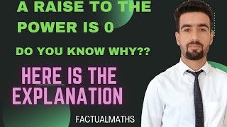 why is a raise to the power 0 #maths #cbse#trending #facts #mathstricks ##factualmaths