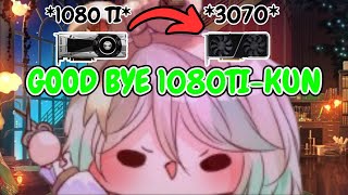 Cecilia Finally Upgrade Her PC And Thank For Your Hardwork Until Now 1080TI-kun o7