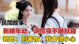 📢民间故事：新娘年幼，洞房夜不愿就寝，新郎：别害怕，我保护你｜精彩故事👏