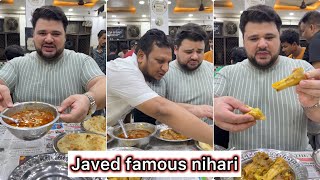 Javed famous nihari paya chicken qurma zakir nagar