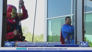 Superheroes make surprise appearance at WakeMed Children’s Hospital