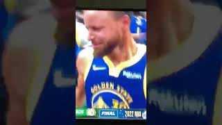STEPHEN CURRY CRYING FROM WINNING CHAMPIONSHIP