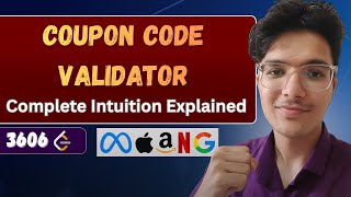Coupon Code Validator | LeetCode 3606 | Complete Intuition Explained
