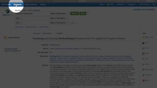 Field Searching in the ERIC database