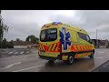 omsz mercedes sprinter ambulance responding szentes eset