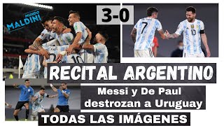 MESSI Y DE PAUL ALUMBRAN A ARGENTINA ANTE URUGUAY. EL RESUMEN CON TODAS LAS IMÁGENES #MundoMaldini