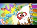 برنامج هيا نرسم - رسم البندورة - الحلقة الحادية عشر | marah tv - قناة مرح