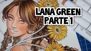 COLORINDO LANA GREEN COM MARCADORES - PARTE 1