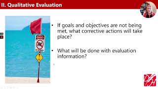 Module #4: Evaluation and Sustainability - Qualitative Evaluation