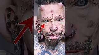 This man had crazy body modifications!