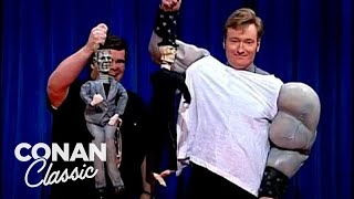 Conan \u0026 Jimmy Blaylock Show Off 1997’s Hottest Halloween Gadgets | Late Night with Conan O’Brien