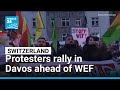 Protesters rally in Davos as Oxfam reports record billionaire wealth • FRANCE 24 English