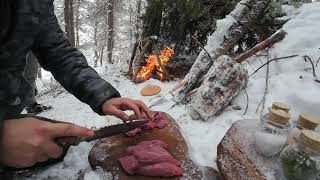 KAR VE TİPİYE MEYDAN OKUDUK:TÜRKİYENİN EN SOĞUK YERİNDE KAMP(Camping in a blizzard)