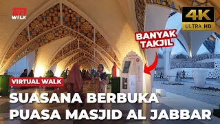 Suasa Berbuka Puasa di Masjid Al Jabbar, Bandung, BANYAK JAJAN KULINER! #ERWALK4K