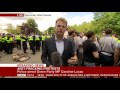 anti fracking protest in balcombe uk