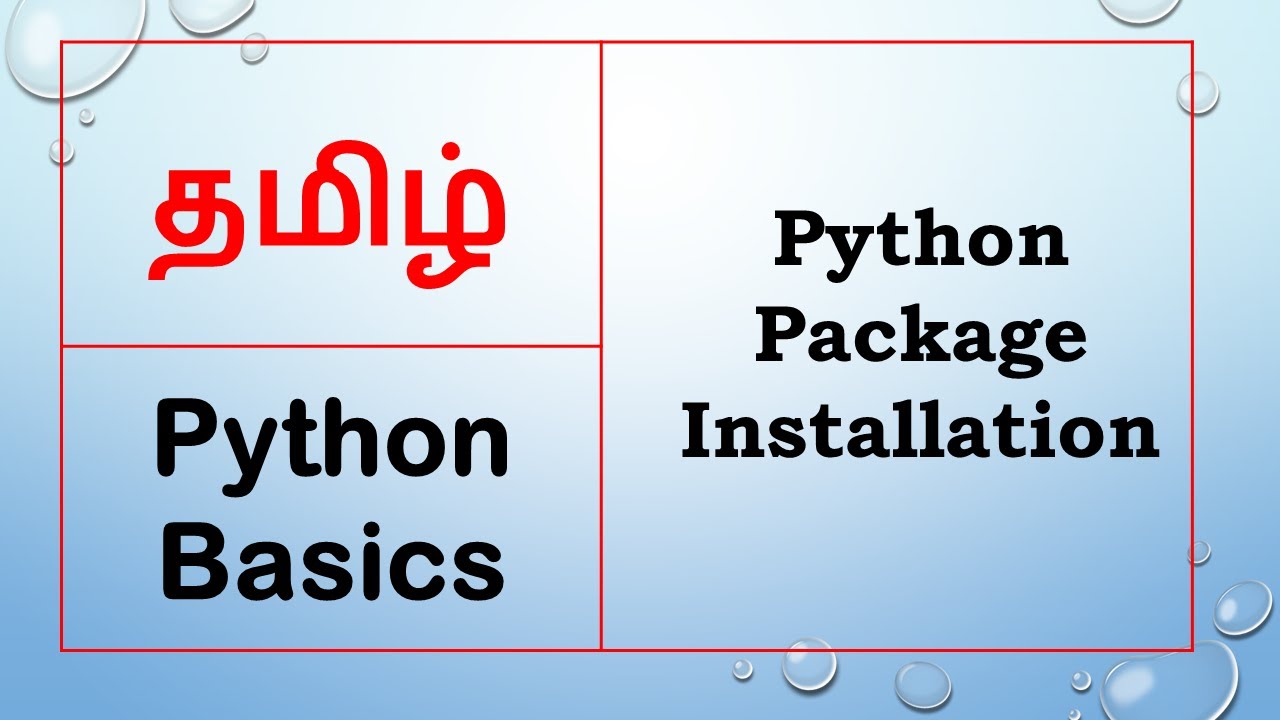 Python Basics - Package Installation - YouTube